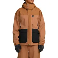 Volcom - Ski jassen - Kleveland Jacket Terra Brown voor Heren - Maat L - Bruin