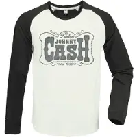Johnny Cash Shirt met lange mouwen - Amplified Collection - 1932 - S tot XXL - voor Mannen - meerkleurig - Maat XXL