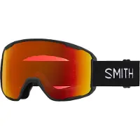 Smith - Skibrillen - Preview Black Chromapop Everyday Red Mirror voor Unisex van Wol - Zwart