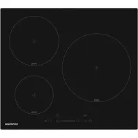 Daewoo Induction hob - - 3 burners - 60 cm - Black