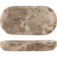 Bloomingville Shao dienblad marmer 24,5x12,5 cm Natuur