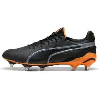 Puma Voetbalschoen 'King Ultimate' oranje / zwart / zilver