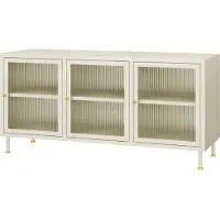 En.casa Tv meubel Lindau 120x40x59 cm cremewit []
