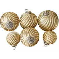 Loberon Kerstbal set van 6 Frasetta