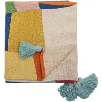 Bloomingville MINI - Colorine Throw - Blue