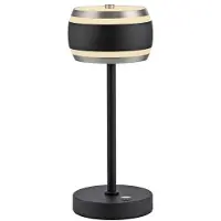 Paul Neuhaus Led tafellamp Pure Falling Rings black pearl