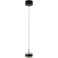 Paul Neuhaus Strakke led pendel Pure Falling Rings black pearl
