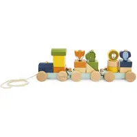 Trixie Houten Dierentrein – 18m+ – FSC hout - Leuk als verjaardagscadeau