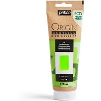 Panduro Pebeo Origin Acrylics - 120 ml - 48 Fluorescent Green