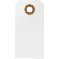 Panduro Tags wit - 20 stuks - 8x4 cm