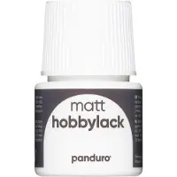 Panduro Hobbylak mat - 45 ml - wit