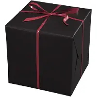 Panduro Cadeaupapier - 10 meter - zwart