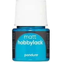 Panduro Hobbylak mat - 45 ml - caribisch blauw