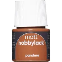 Panduro Hobbylak mat - 45 ml - bruin