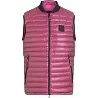 Belstaff Airframe neon glanzend roze gilet met donsvulling