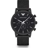 Giorgio Armani Horloge AR1968 Zwart
