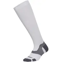 2XU Vectr L.Cush Sokken Wit/Grijs