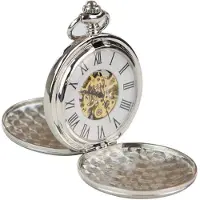 TruClothing Klassiek mechanisch zakhorloge Peaky Blinders Vintage skelet automatisch