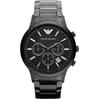 Emporio Armani Horloge AR2453 Zwart