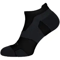 2XU Light Cushion Herens Zwart/Titanium No Show Sokken