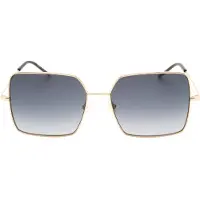 HUGO BOSS donkergrijze SF-lens roségouden zonnebril