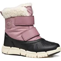 Geox Snowboots 'FLEXYPER' oudroze / zwart / wit