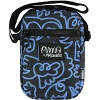 Puma x Mr. Doodle Unisex Zwart Blauwe Draagbare Tas