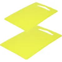 PlasticForte snijplanken set van 2x stuks - groen - 27 x 16 en 36 x 24 cm - Kunststof - Keuken