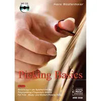 ACOUSTIC MUSIC BOOKS Picking Basics 1 voor gitaar Hans Westermeier, Buch/CD - Lesboek voor gitaar