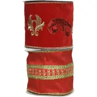 Décoris Lint pes l500b10h0,01 cm rood a2