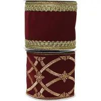 Décoris Lint pes l500b10h0,01 cm ossenbloed a2