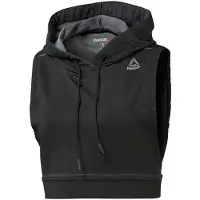 Reebok Dames Combat Glory Hoodie Trainingsvest Zwart BR0325