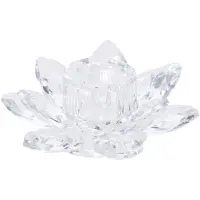 Décoris Theelicht glas kristal helder kerst