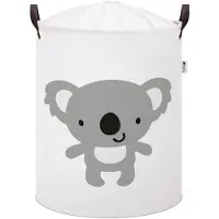 Tonino lamborghini Koala Speelgoedopbergmand - Katoenen Wasmand voor Kinderen - Opbergbox met Trekkoord en Handvatten - 43 Liter - 35x35x45 cm