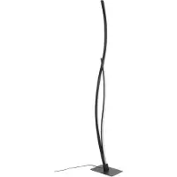 Eglo Grisolia Vloerlamp - LED - 129 cm - Zwart/Wit