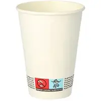 Starpak 20x50 Automaatbekers van karton To Go 0,18 l Ø 7 cm · 9,2 cm wit