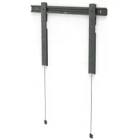 Hama Tv-muurbeugel FIX Ultraslim, 229 cm (90), 600x400, plat Antraciet