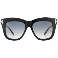 Tom Ford Zonnebril DASHA FT0822 01B Glanzende Zwarte Rookverloop