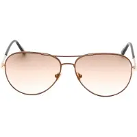 Tom Ford FT0823 Clark 48G donkerbruine zonnebril