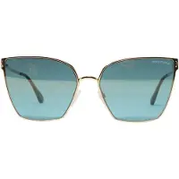 Tom Ford Helena FT0653 28V gouden zonnebril