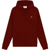 Lyle & Scott merk Gala rode pull-over hoodie