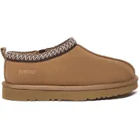 EVER AU Huisschoenen 'Wigeon' kastanjebruin