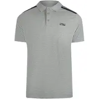 Cavalli Class Getapete Schouders Grijs Poloshirt