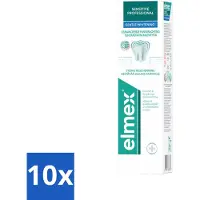 Elmex 10 x Tandpasta Sensitive Professional Gentle Whitening 75 ml - Gevoelige Tanden - Tandpasta Whitening - Pro-Argin - Tandgevoeligheid - Tandpasta Voor Gevoelige Tanden