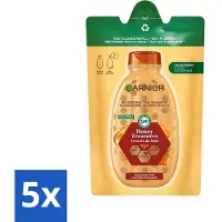 Garnier - Loving Blends - Shampoo Refill - Honing Goud - Beschadigd & Breekbaar Haar - 250 ml - Bulkverpakking - 5 stuks