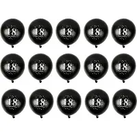 TGL Verjaardag feest ballonnen 18 jaar 15 stuks.