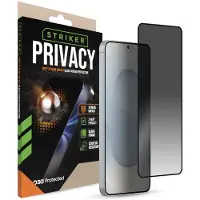 Striker Screenprotector geschikt voor Samsung Galaxy S25 Plus Glazen | Xtreme Impact Privacy Screenprotector Privacy - Case Friendly - Zwart