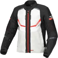 Macna Tondo Textile Summer Jas Grijs Rood Maat S