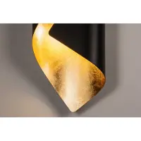 Lumidora Wandlamp 74146 - Voor binnen - LILIE - 2 Lichts - G9 - Zwart - Goud - Metaal