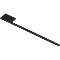 Sotech Handdoekhouder PARAT voor kastmontage massief aluminium zwart gepoedercoat Lengte: 400 mm Hoogte: 50 mm Breedte: 10 mm BA 64 mm Handdoekhouder